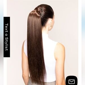 Bellami Wrap Ponytail 24” Dark Brown #2